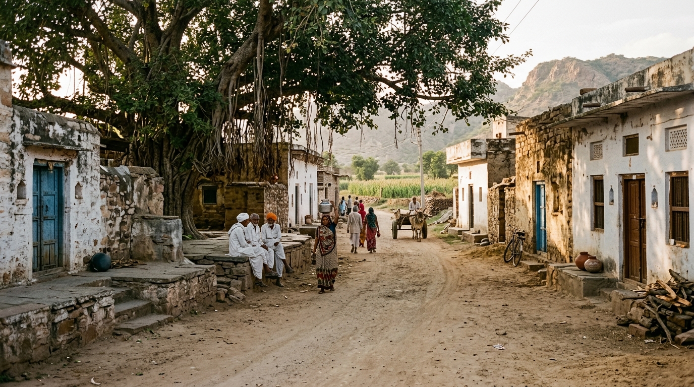 सैंथल का विहंगम दृश्य